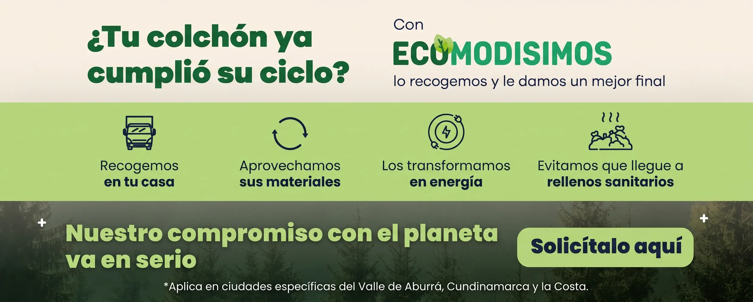 Ecomodísimos: recogemos tu colchón usado